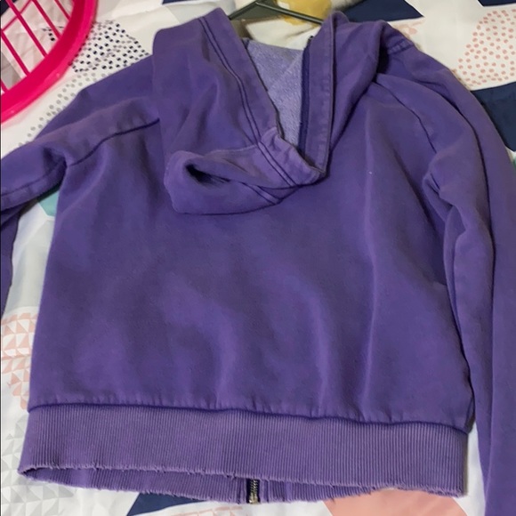 Purple Victoria’s Secret zip up hoodie - Picture 3 of 3